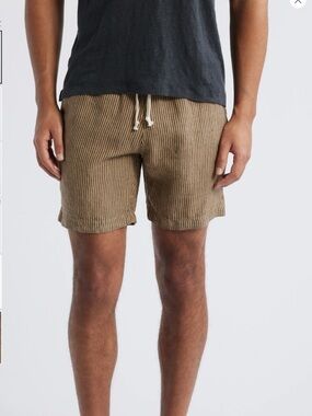 Alex Crane Bo Linen Drawstring Shorts
Size XXXL